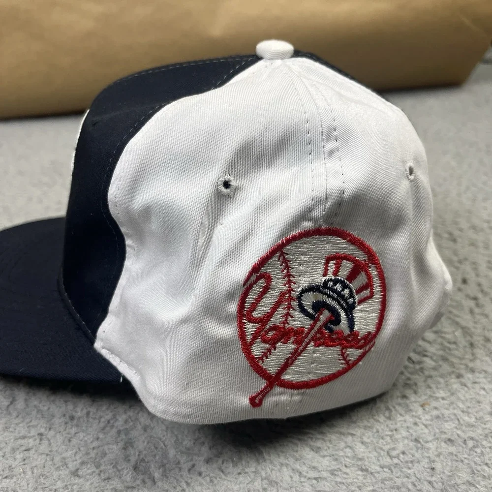 Vintage New York Yankees Hat Cap‎ Blue White Starter Snapback